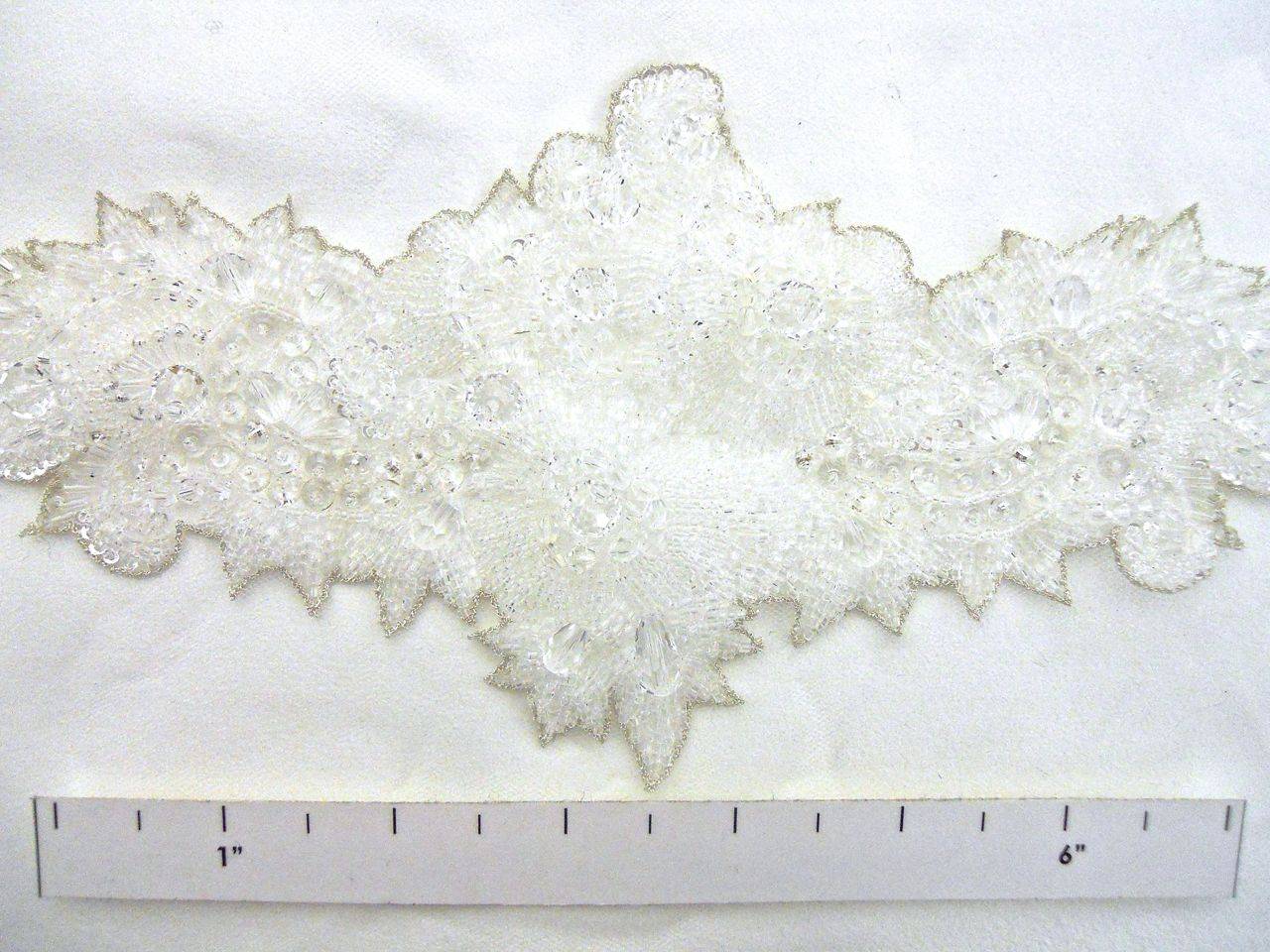 Elsa Clear Beaded Tulle Belt1