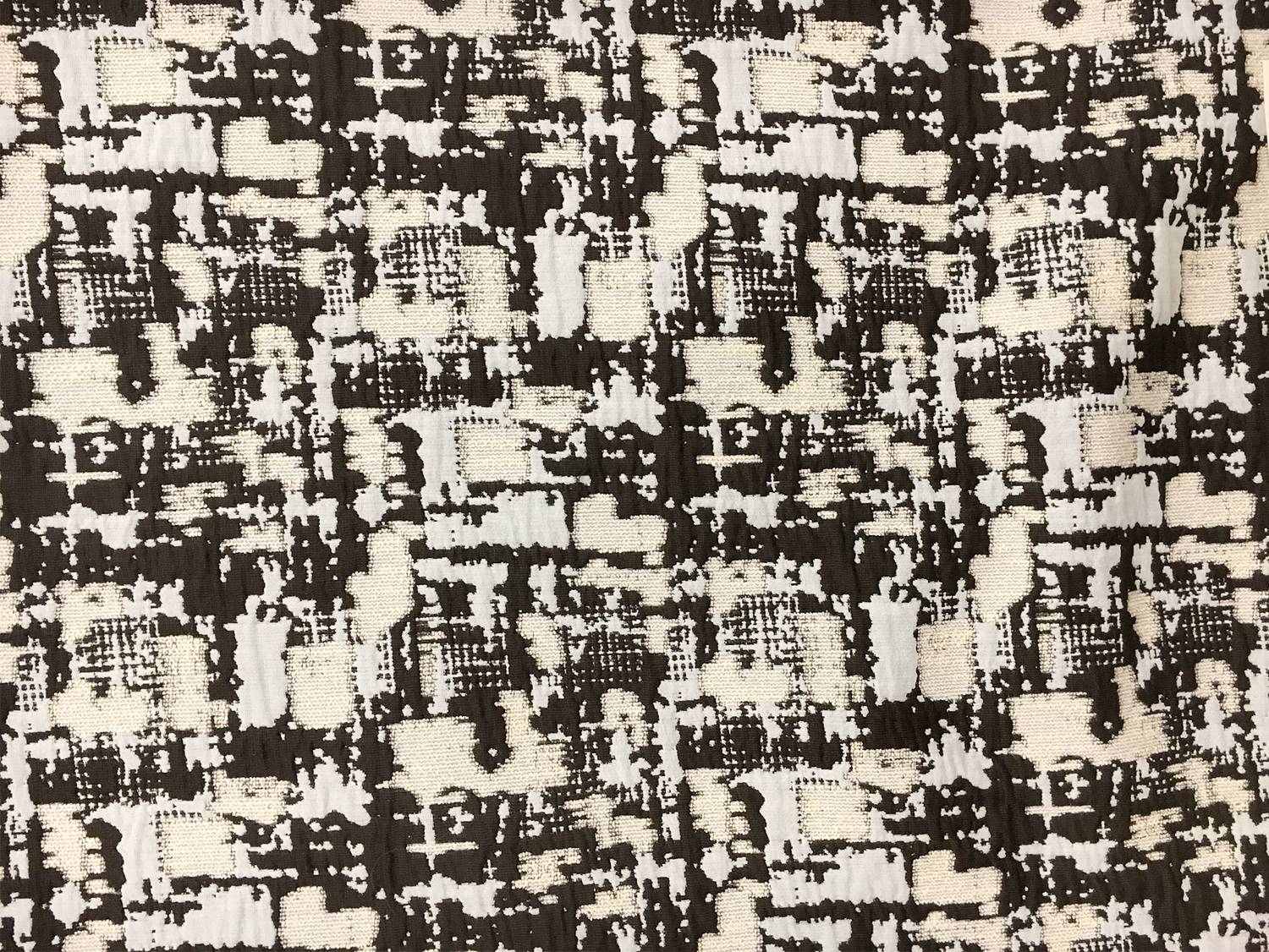 Abstract Geometric Brocade in Brown1