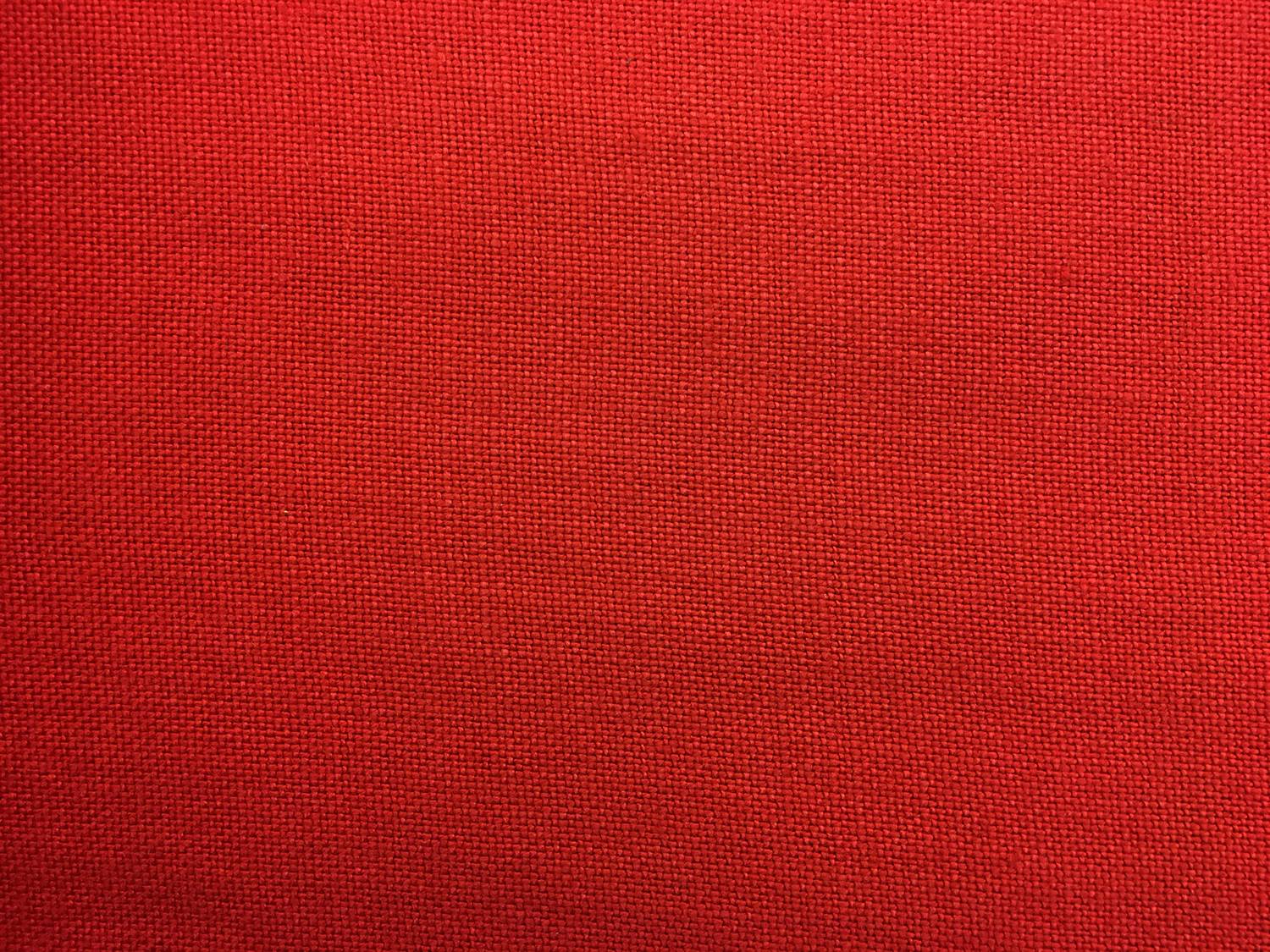 Upholstery Linen in Tomato Red2