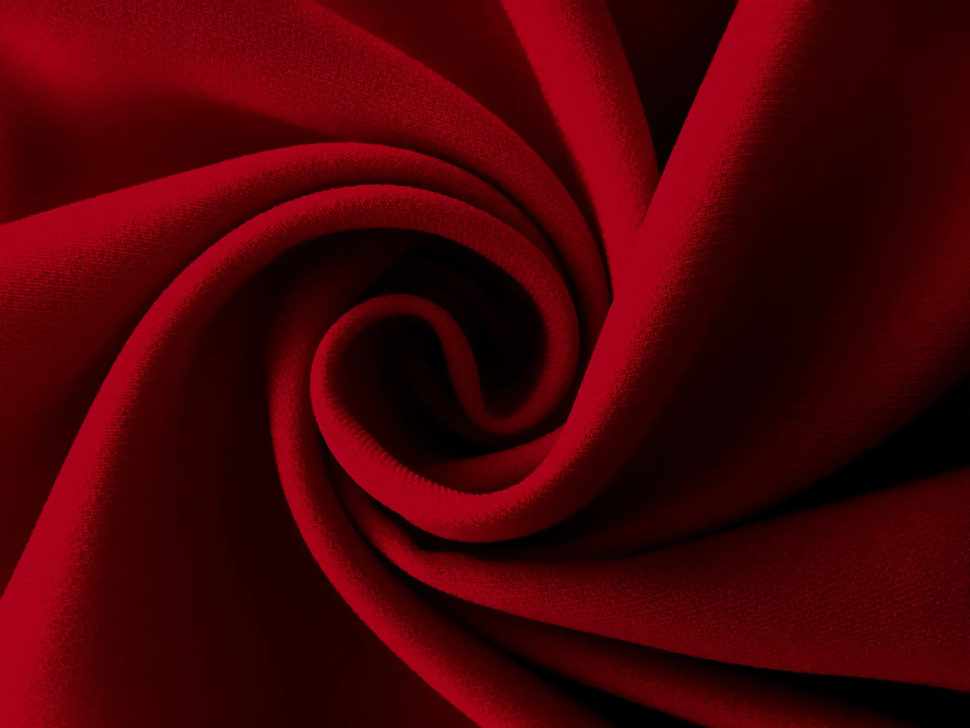 Sponge Crepe in Red0