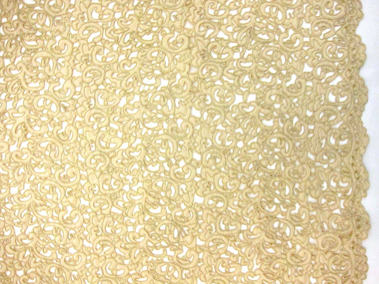 Laser Cut Corded Satin 0