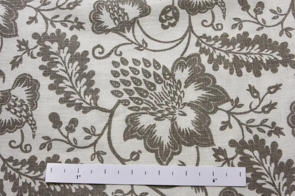 Linen Upholstery Floral Print1