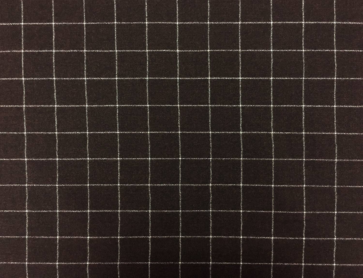 Wool Blend Window Pane Flannel1
