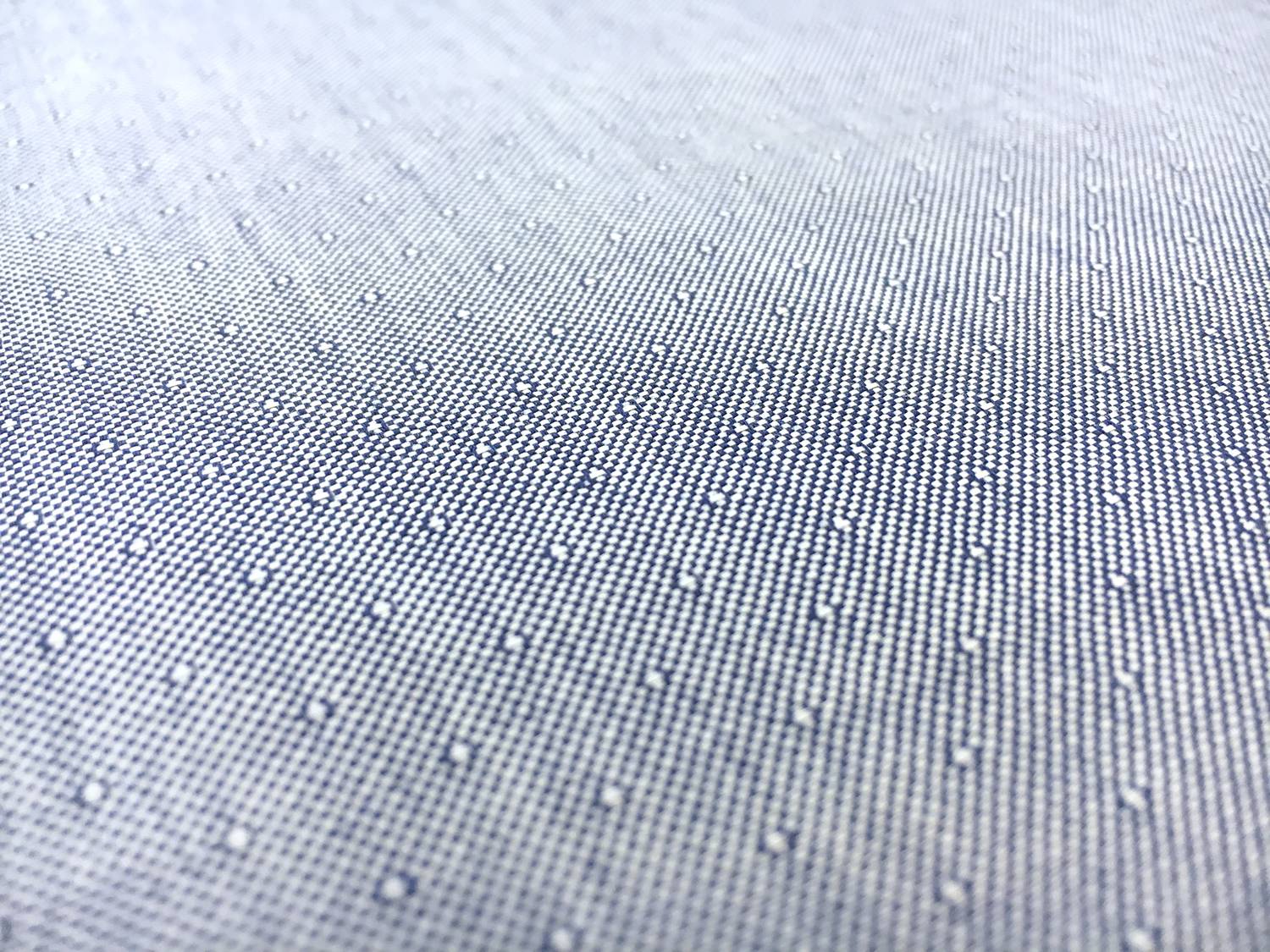 Cotton Oxford Dobby Shirting in Navy2