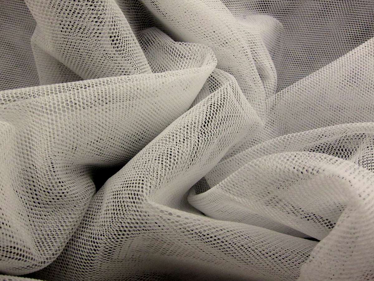 Swiss Mackie Nylon Net in Light Ivory0