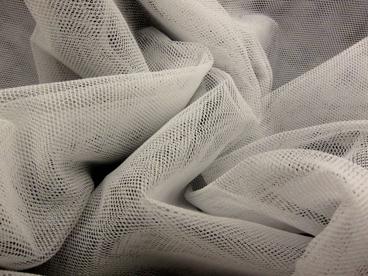 Swiss Mackie Nylon Net in Light Ivory0