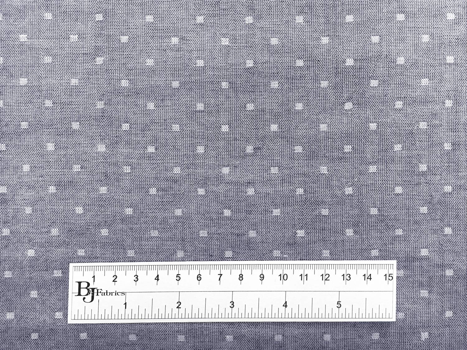 Double Gauze Cotton Chambray Dobby in Indigo4