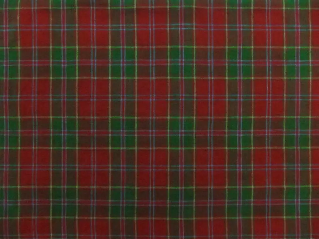 Linen Woven Plaid0