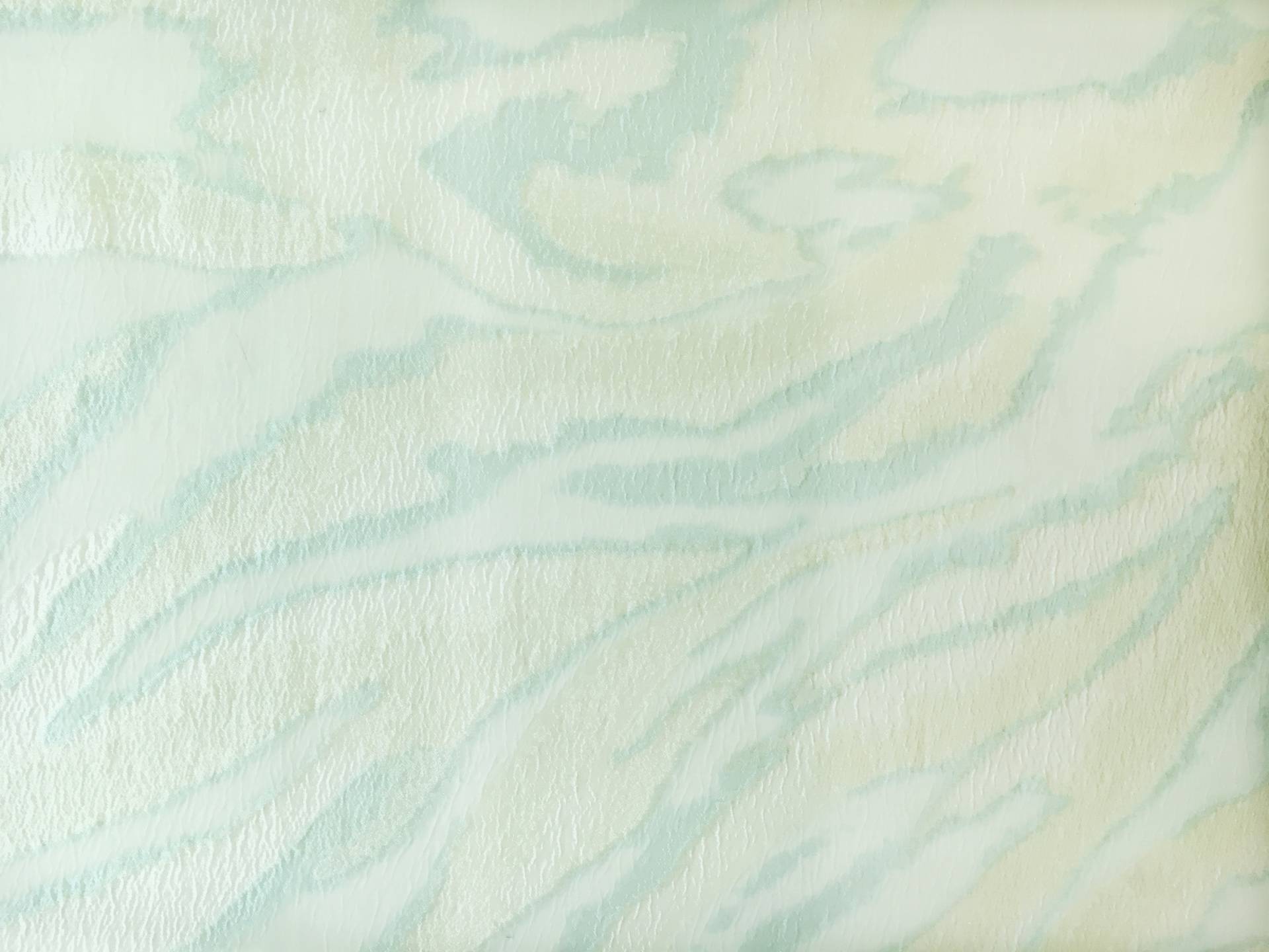 Silk and Viscose Blend Fil Coupé Organza with Pastel Swirls0