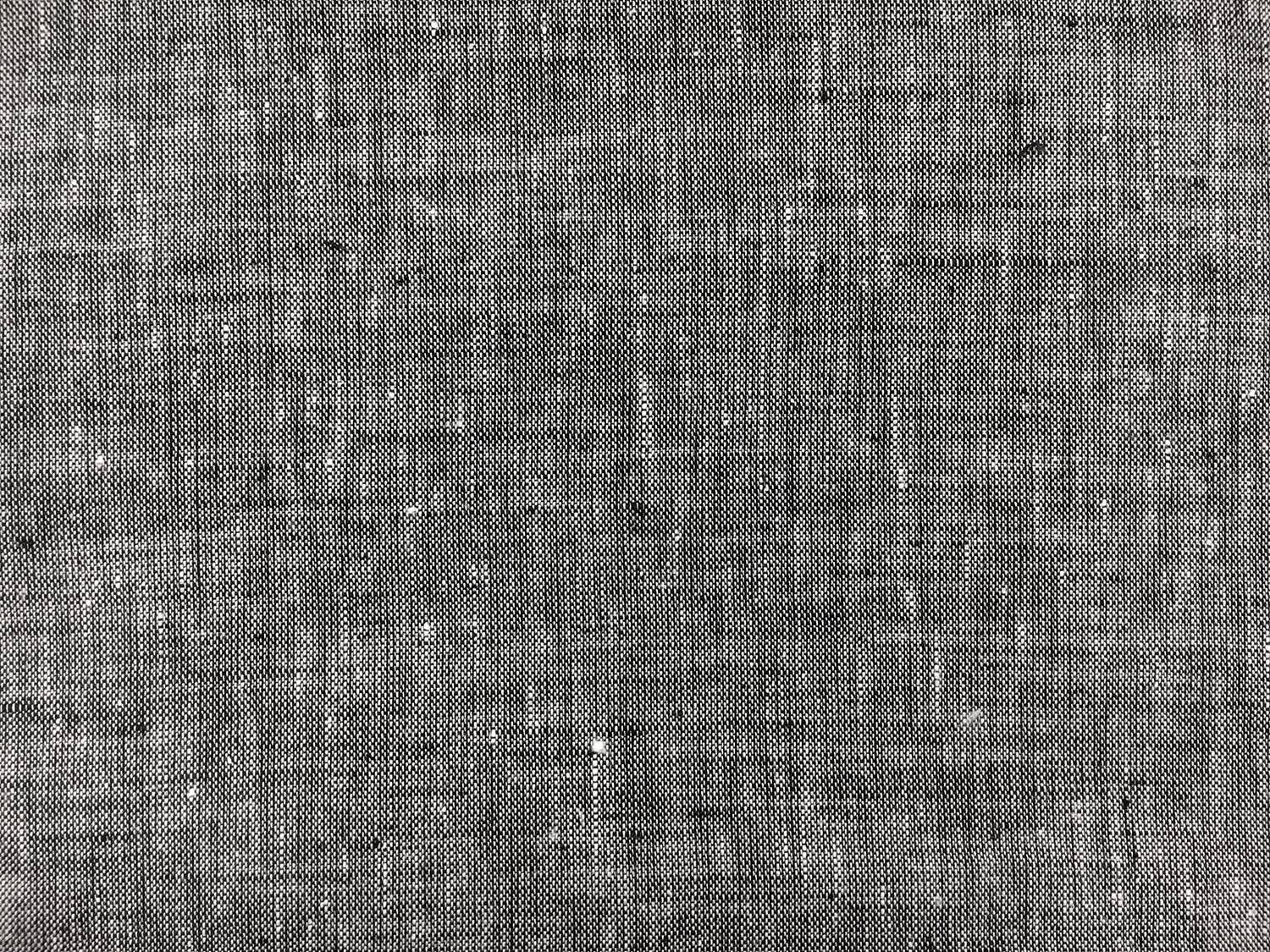 Two Toned Lightweight Linen in Black White2