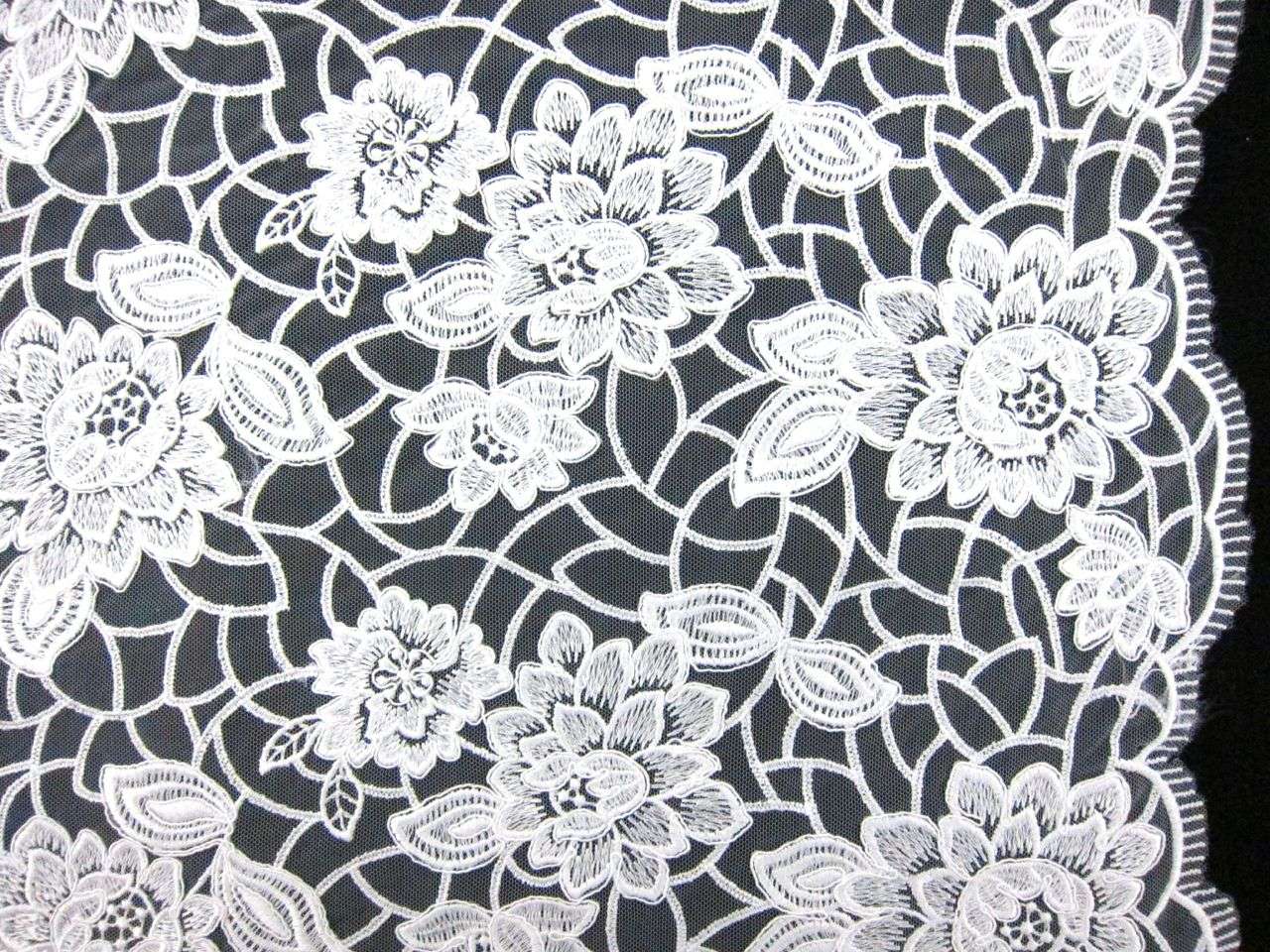 Embroidered Tulle0