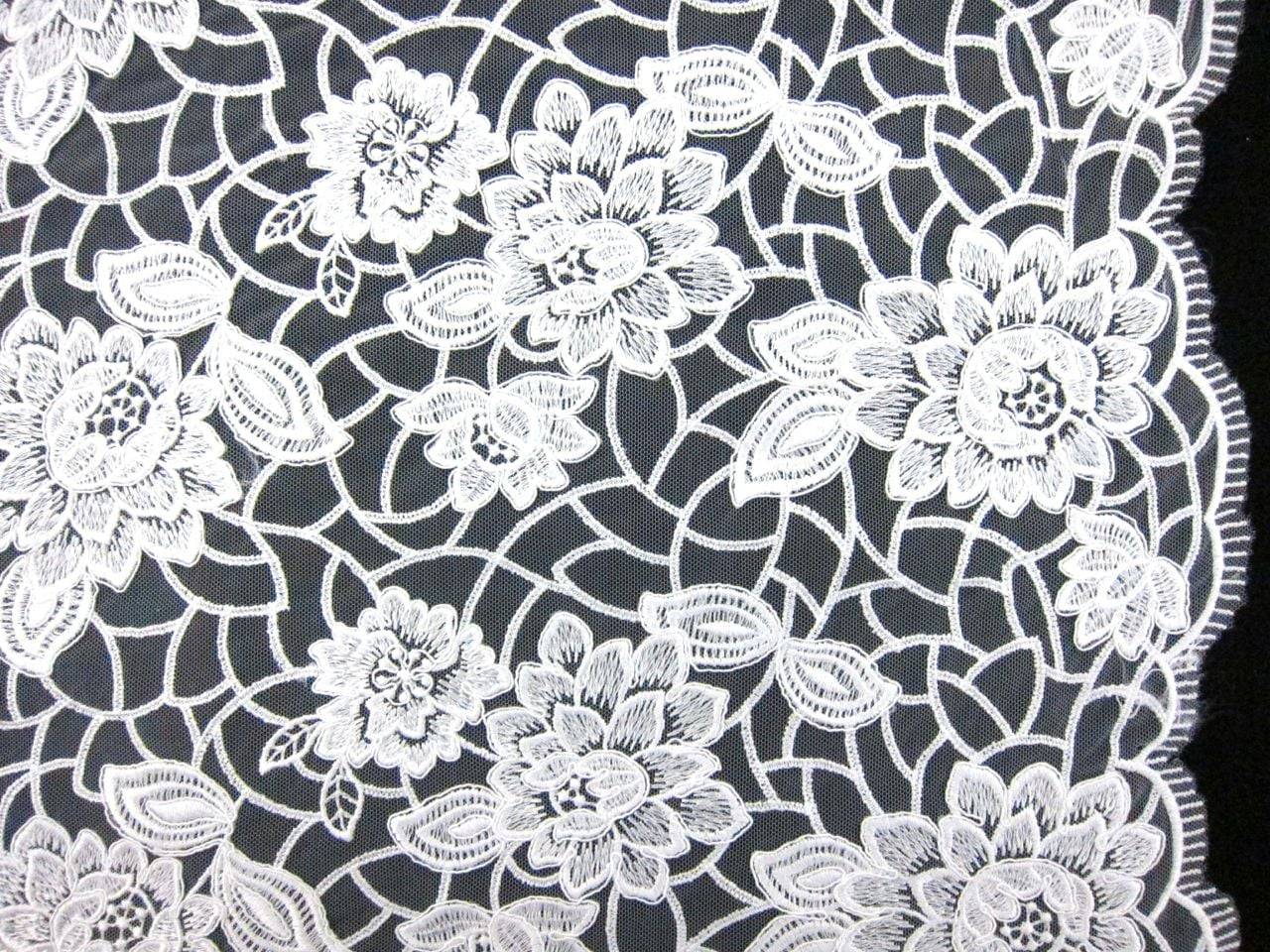 Embroidered Tulle0