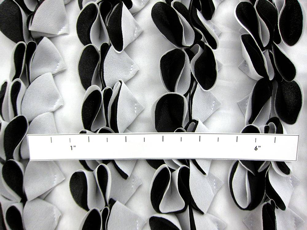 Novelty Samba Polyester Georgette Ruffles2