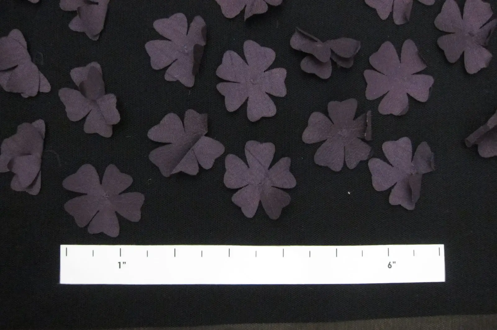 Flowers Appliqué on Tulle1