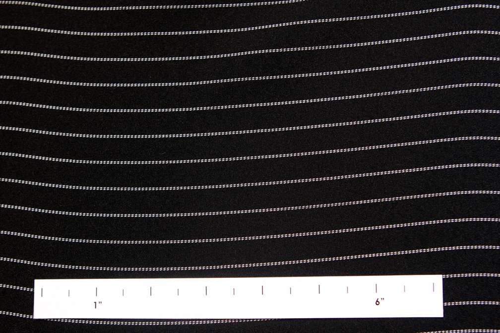 4Ply Silk Crepe Stripe
