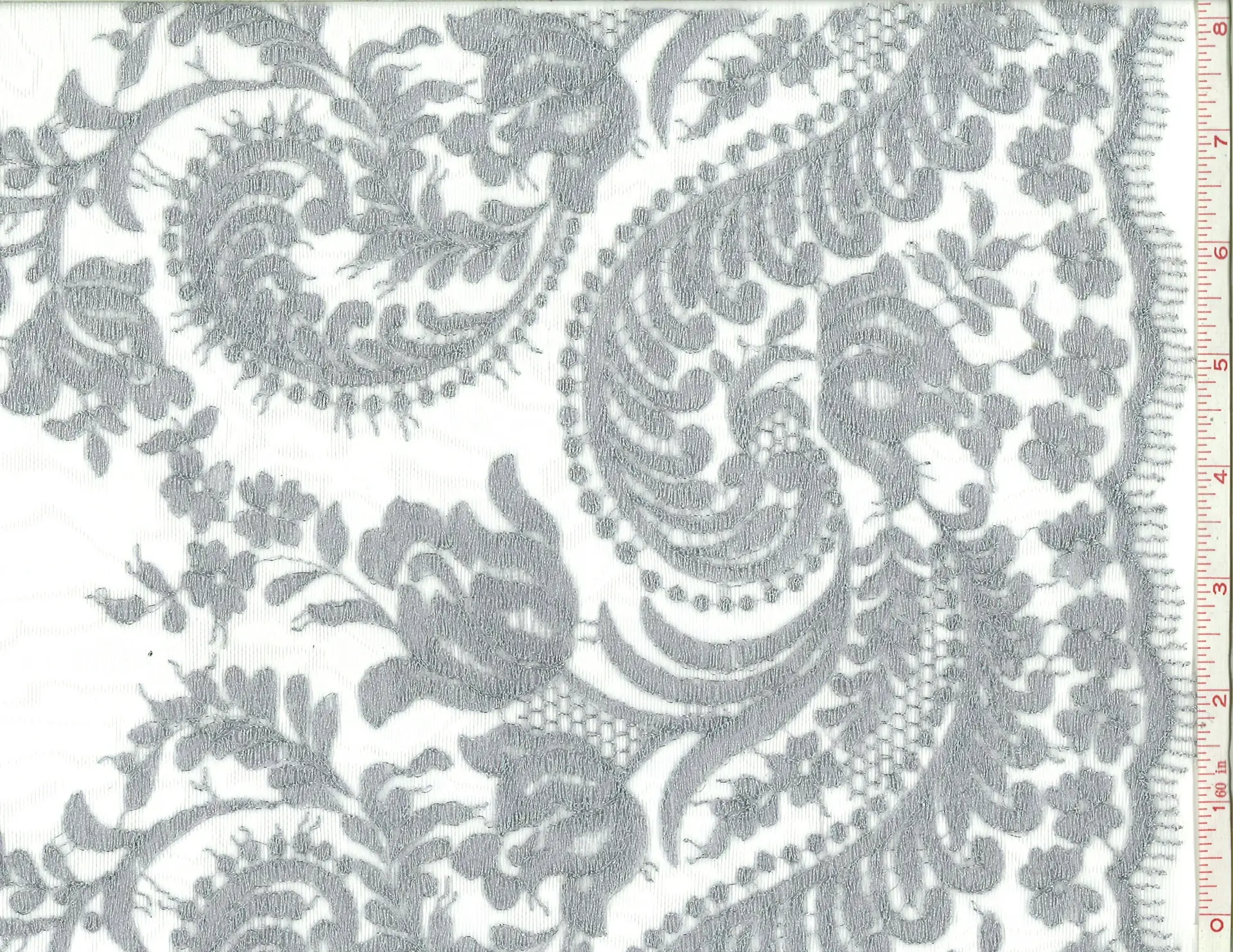 METALLIC EMBROIDERED ILLUSION0