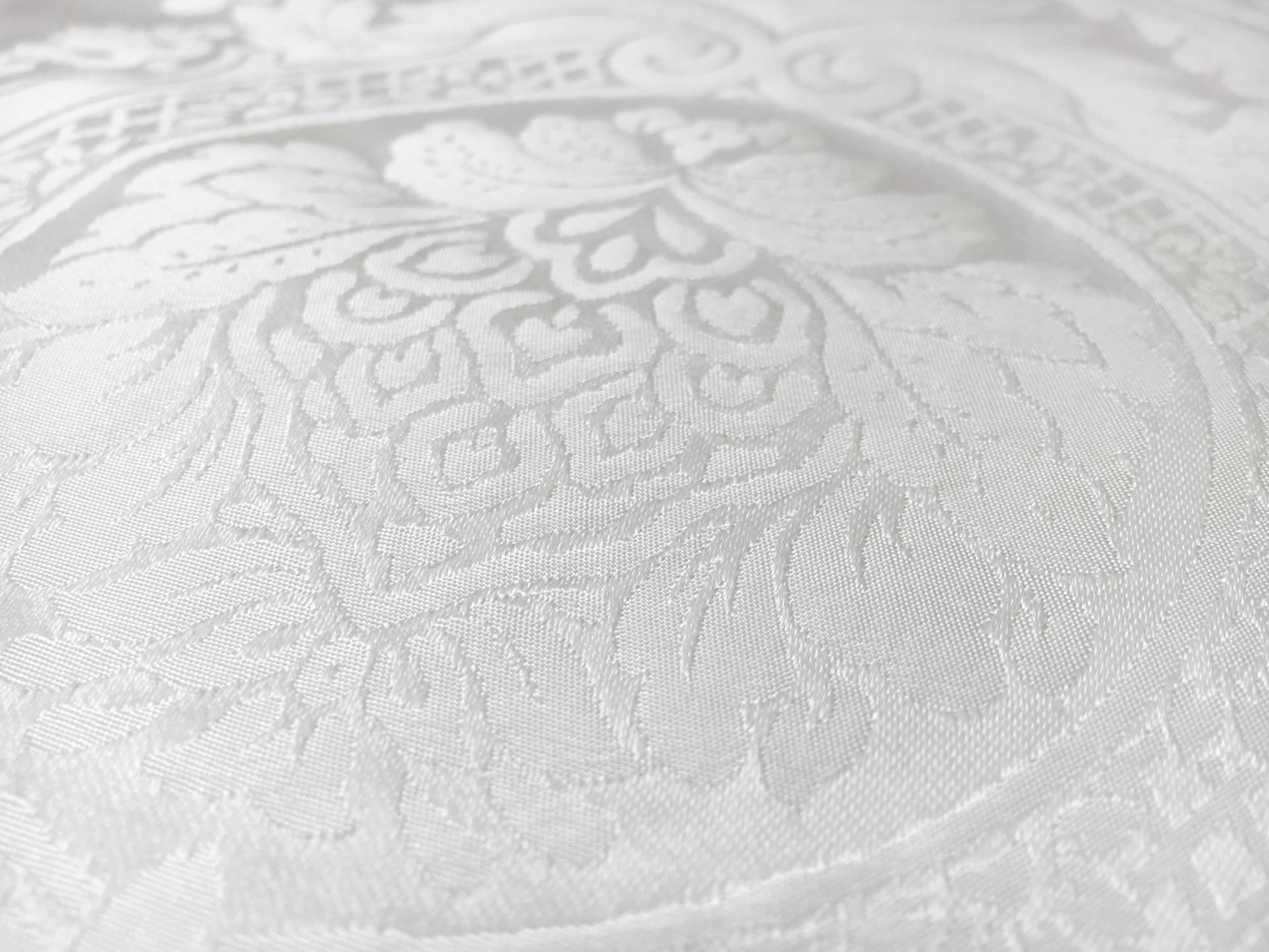 Silk Damask Brocade with Vintage Regal Patterns0
