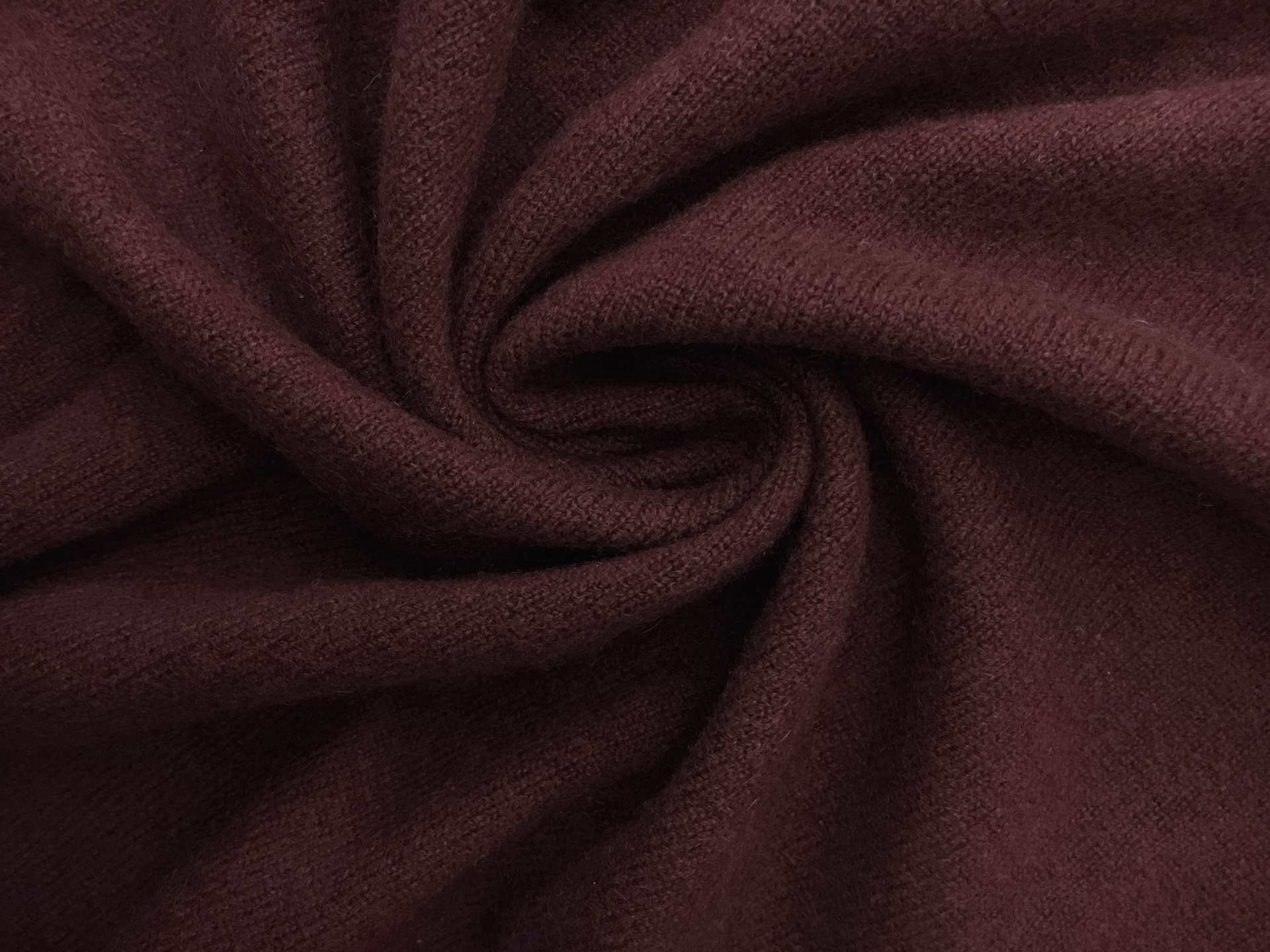 Wide Width Cashmere Knit in Merlot