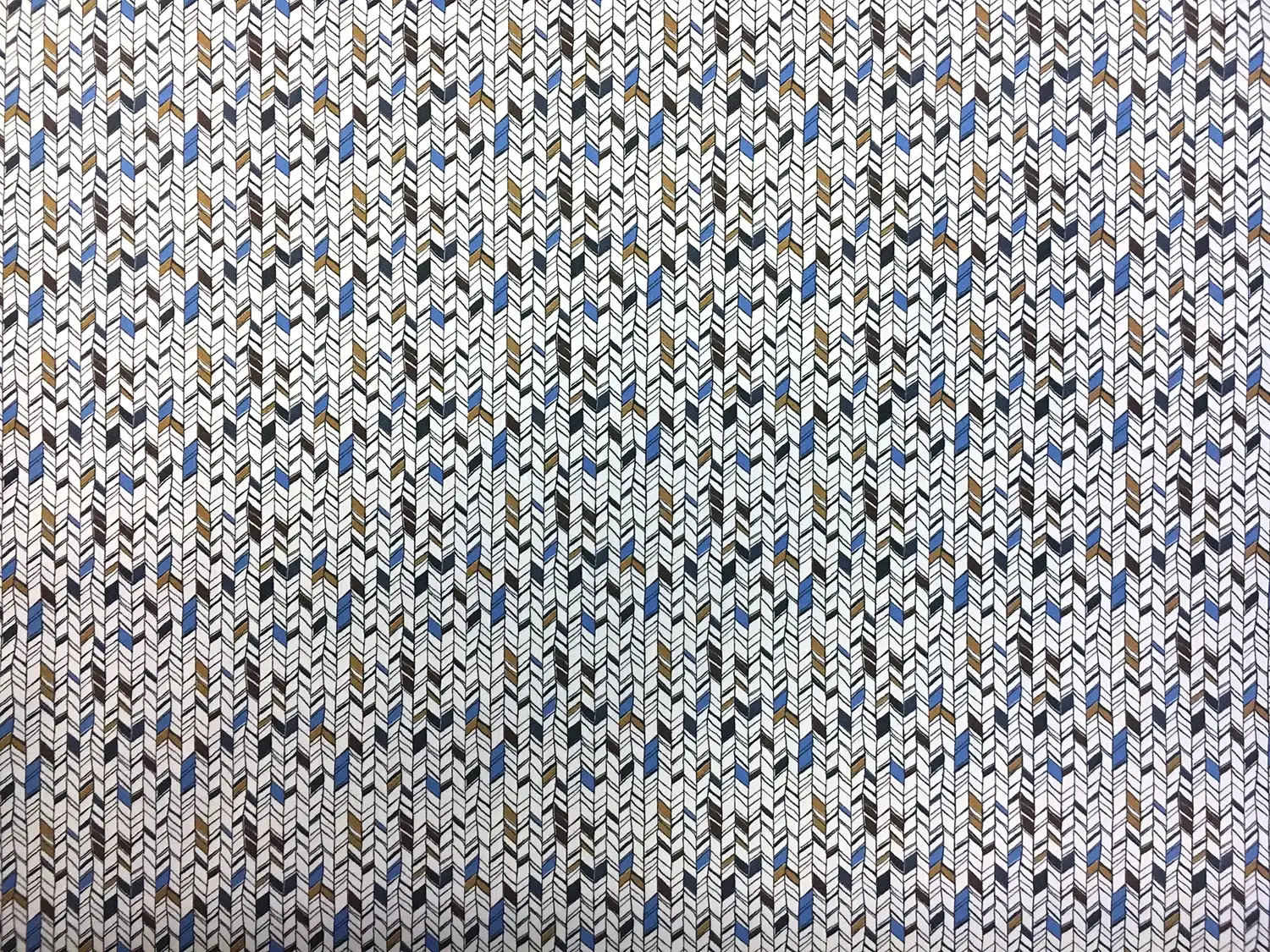 Cotton Broadcloth With Small Geometric Print0