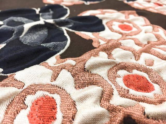 Floral Cloqué Brocade2
