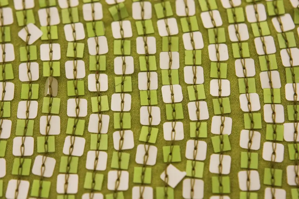 Sequins on Silk Chiffon2