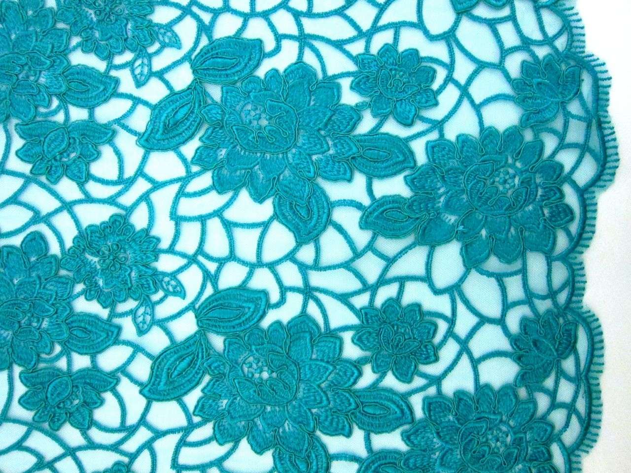 Embroidered Tulle0