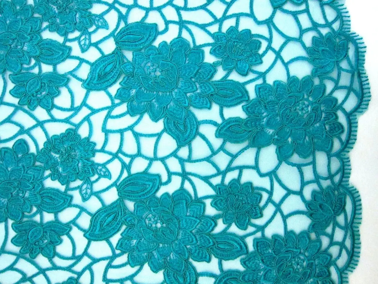 Embroidered Tulle0
