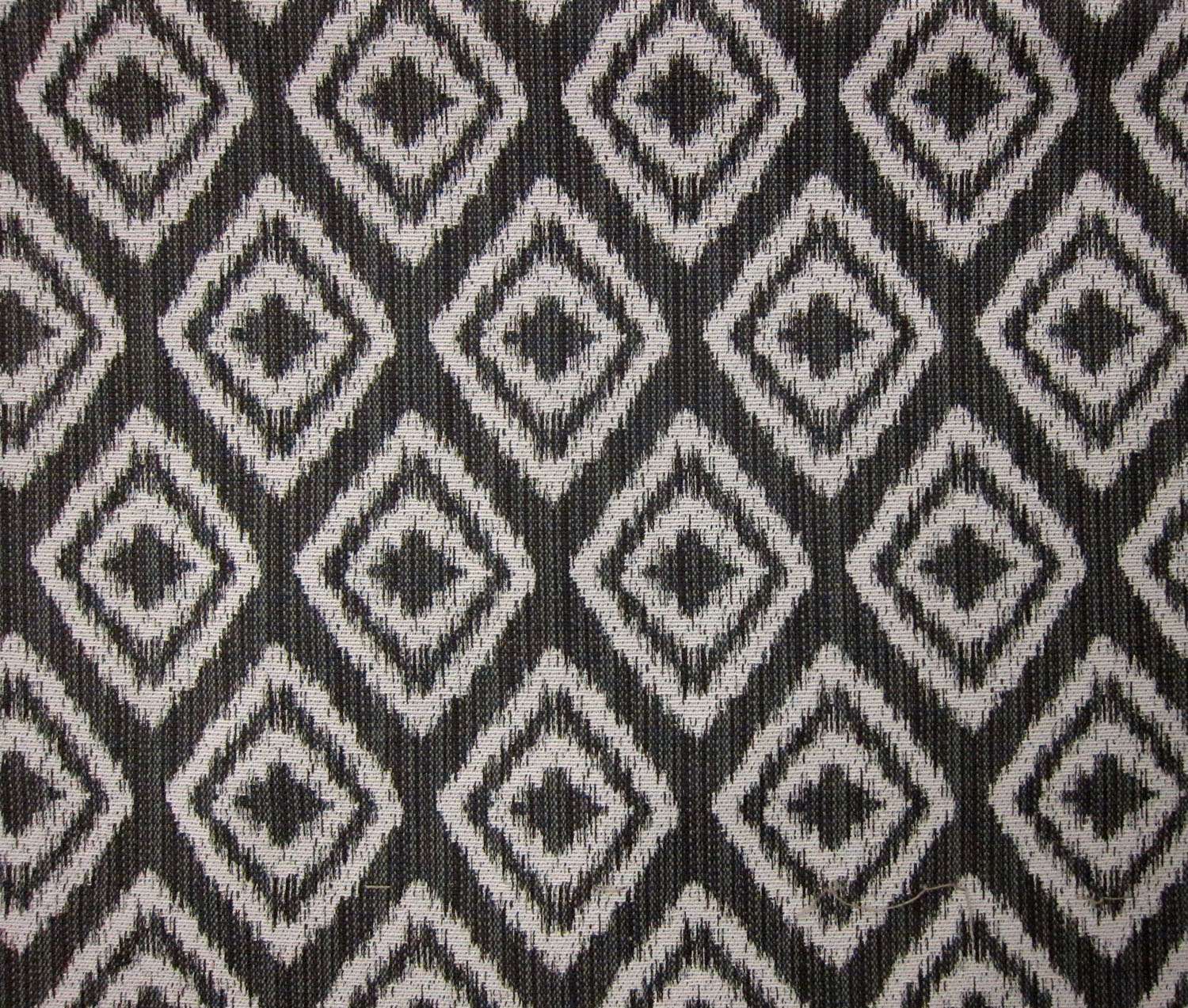 Cotton Blend Upholstery Geometric Ikat Print0