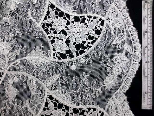Embroidered Chantilly Lace0