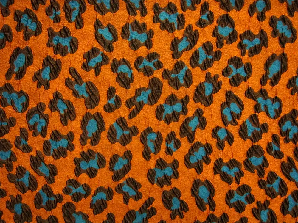 Animal Print Cloqué0