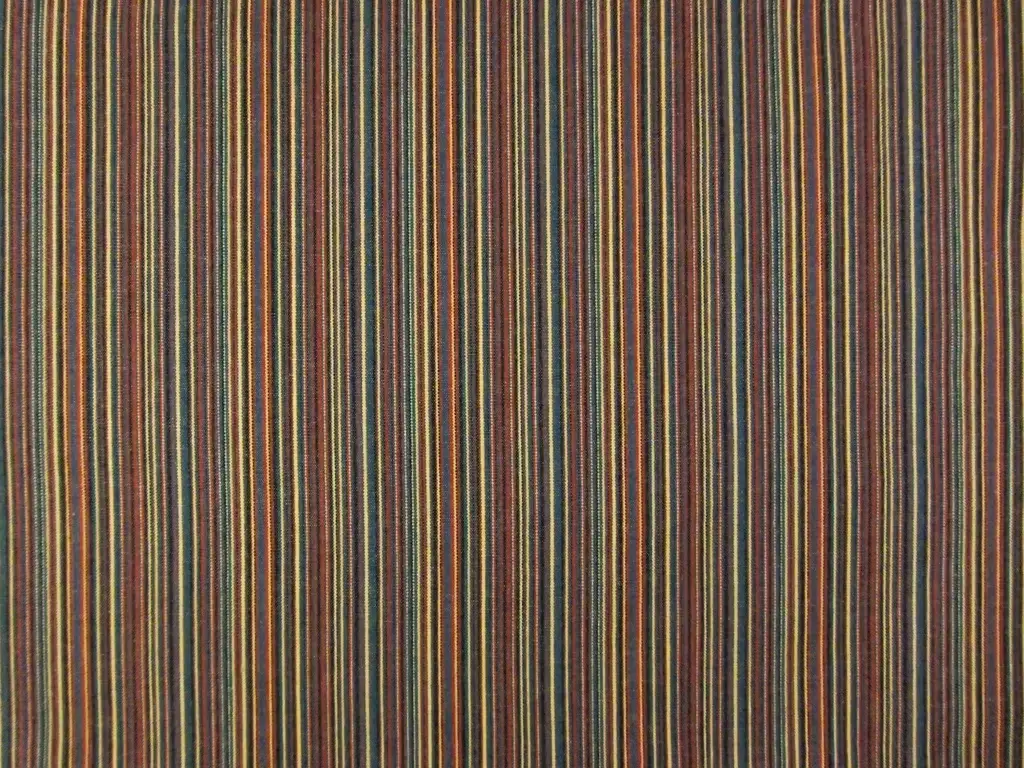 Cotton Canvas Multi Stripe0