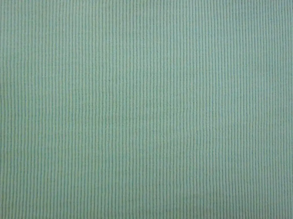 Virgin Wool Rib Knit in Seafoam0