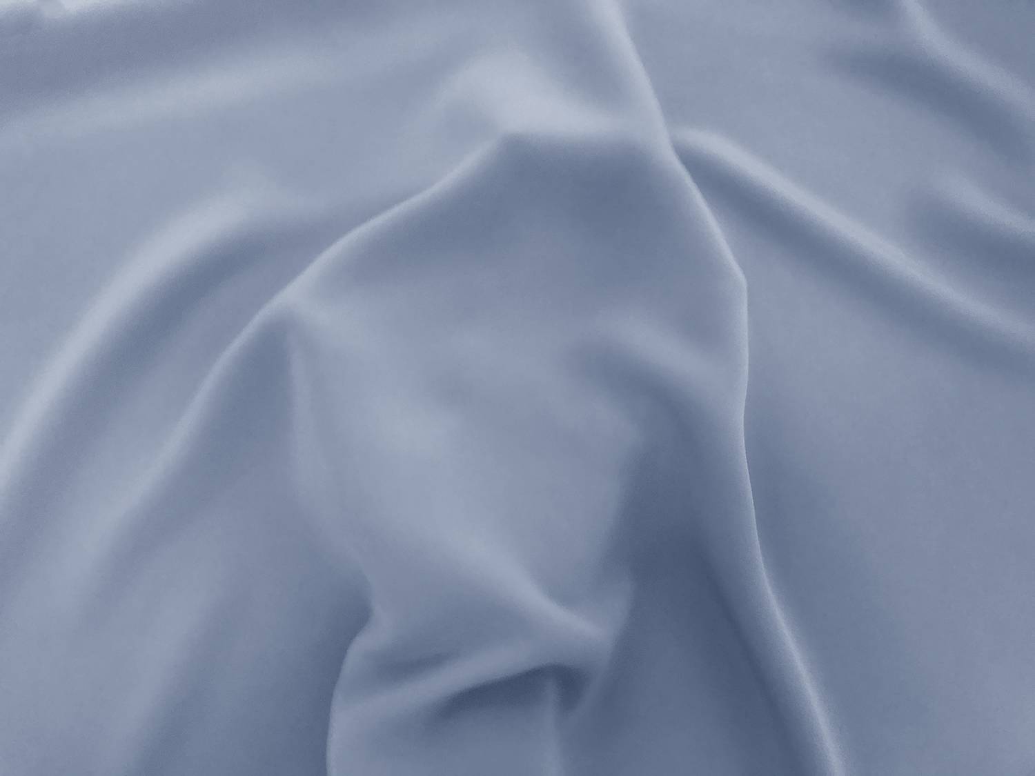 Polyester Powder Crepe De Chine in Ciel Blue2