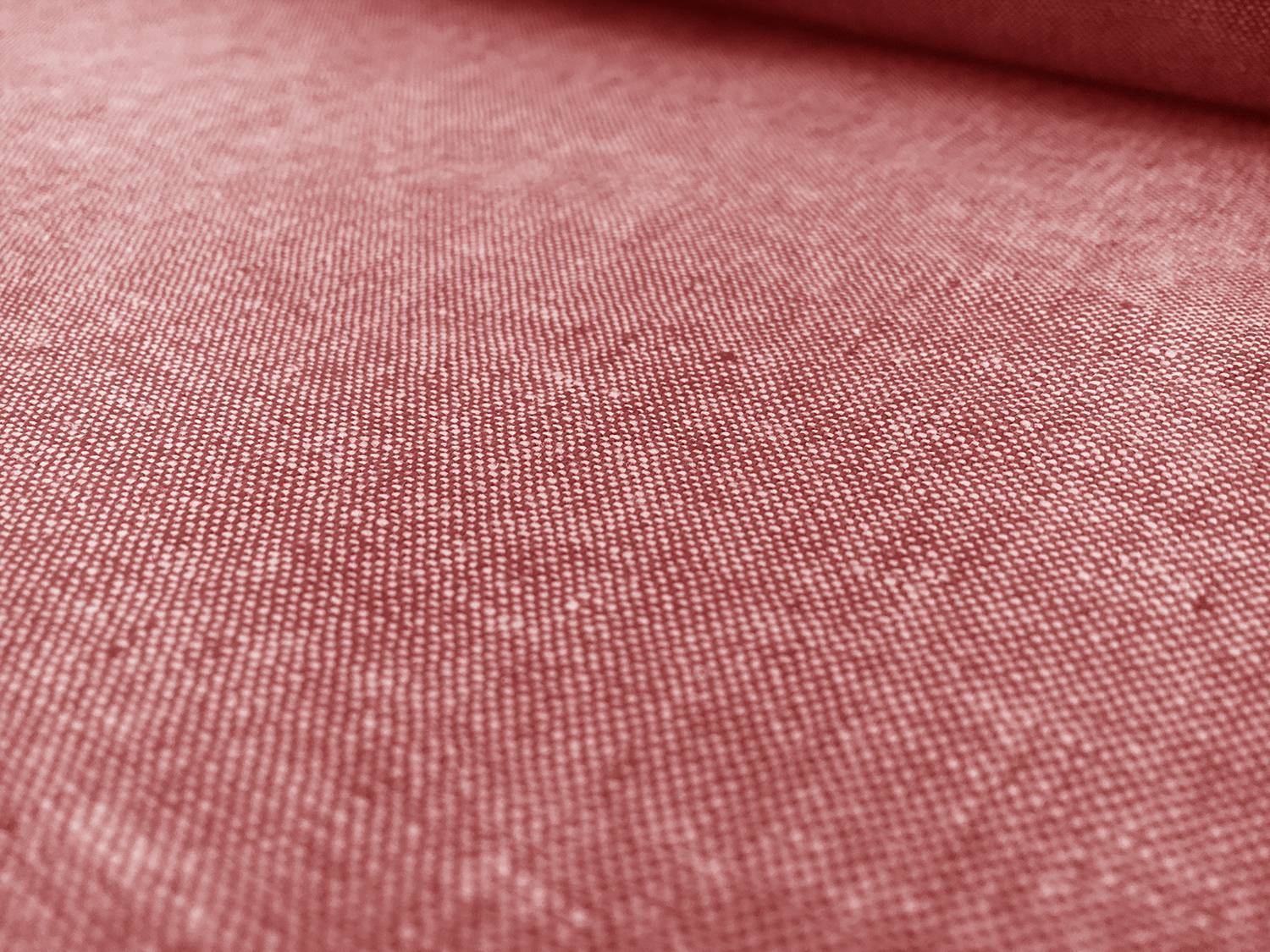 Yarn Dyed Linen Cotton Blend in Red0