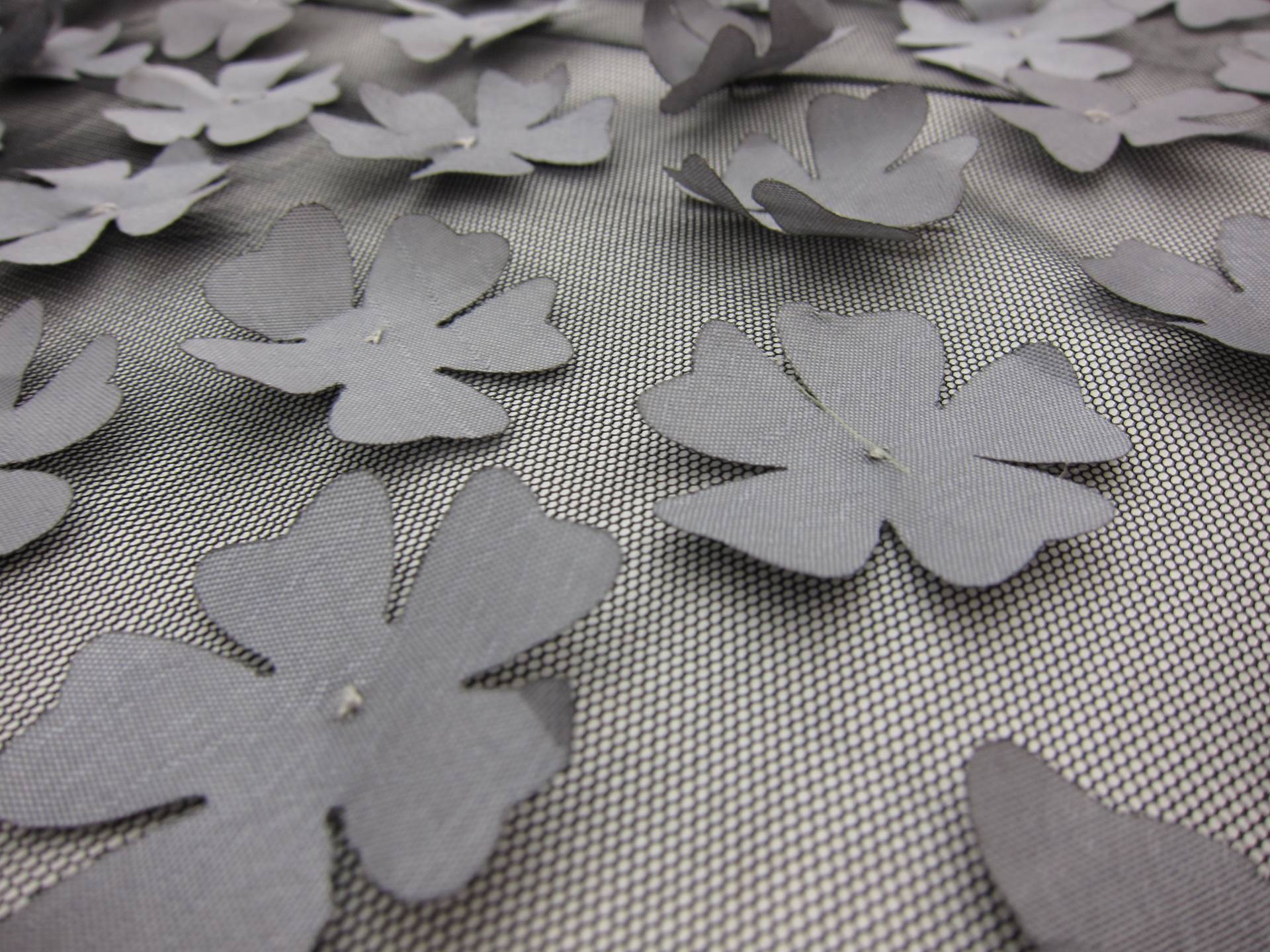 Flowers Appliqué on Tulle2