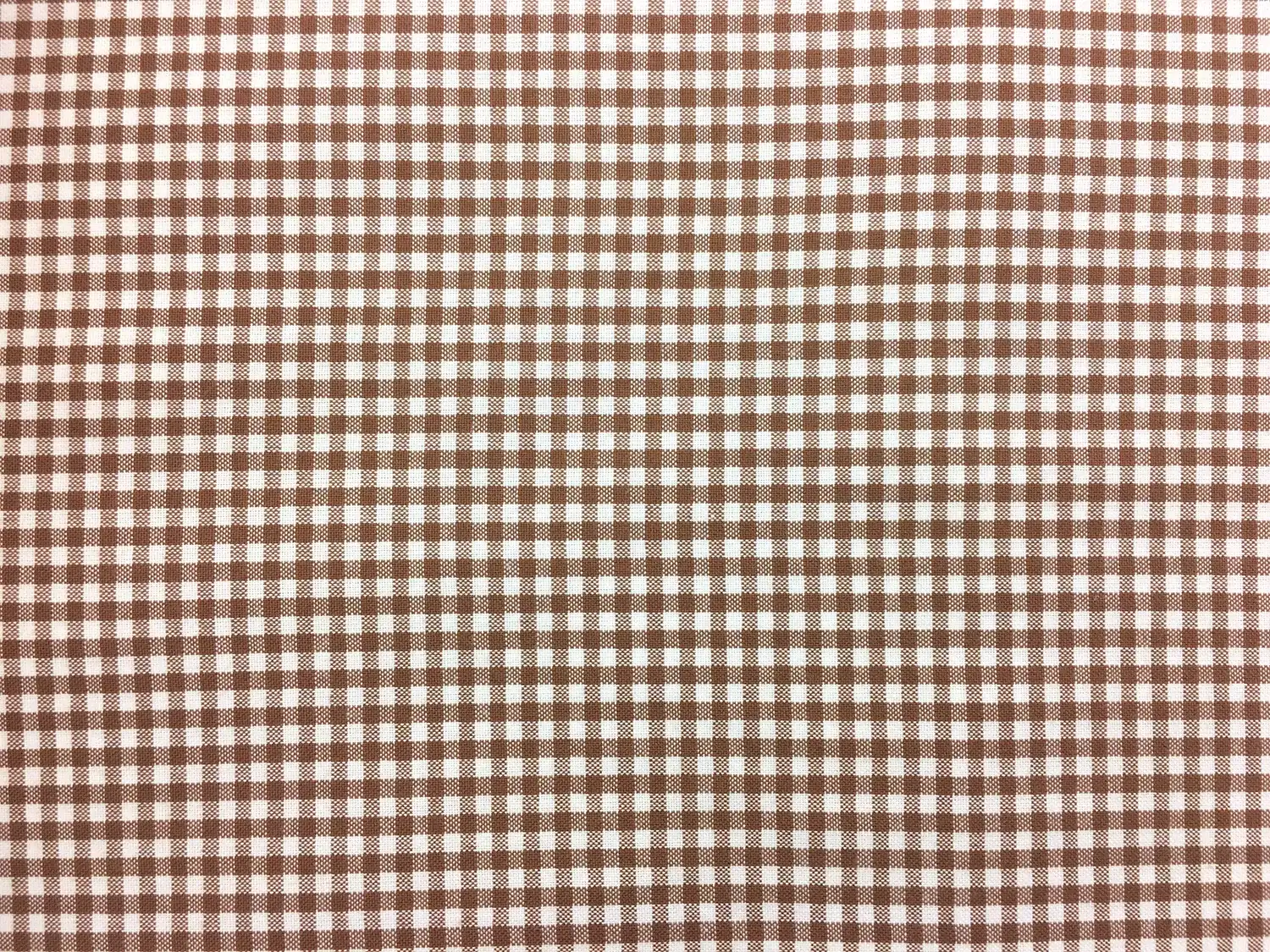 Carolina Cotton Gingham in Chocolate0