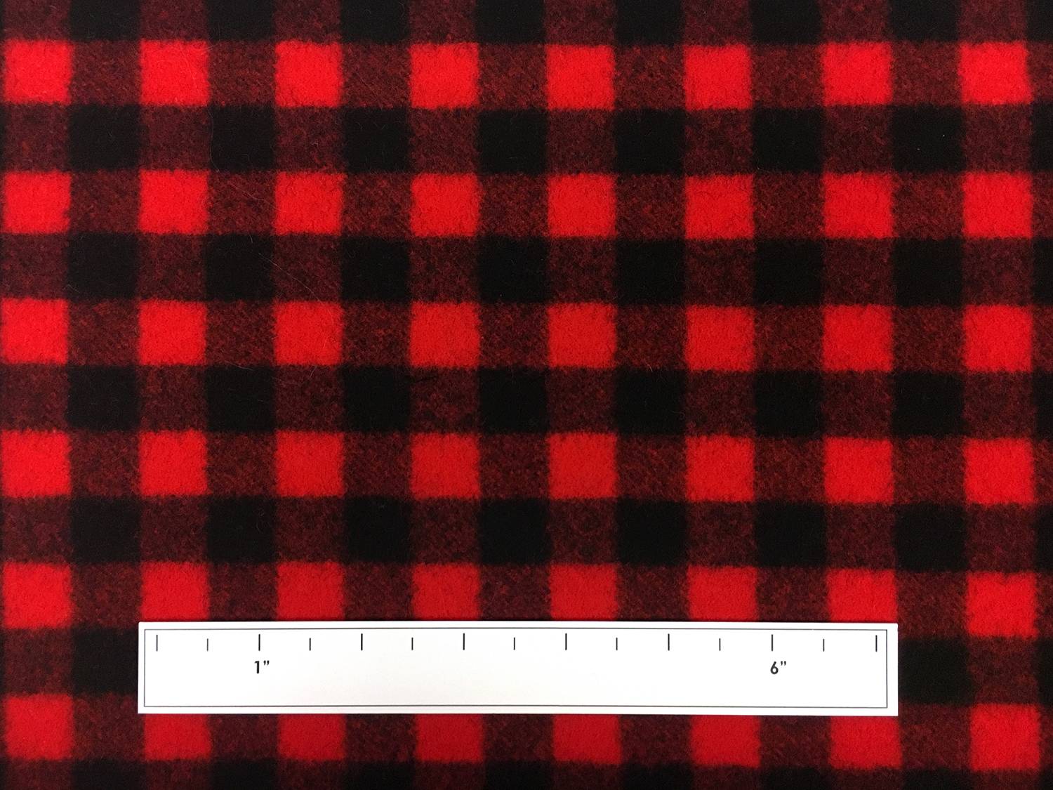 Italian Virgin Wool Doubleface Plaid Coating in Red and Black1