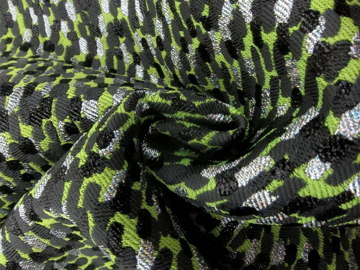 Metallic Silk Blend Jacquard3
