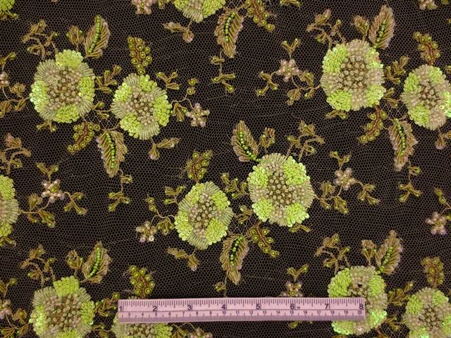 Beaded Metallic Chantilly Lace1