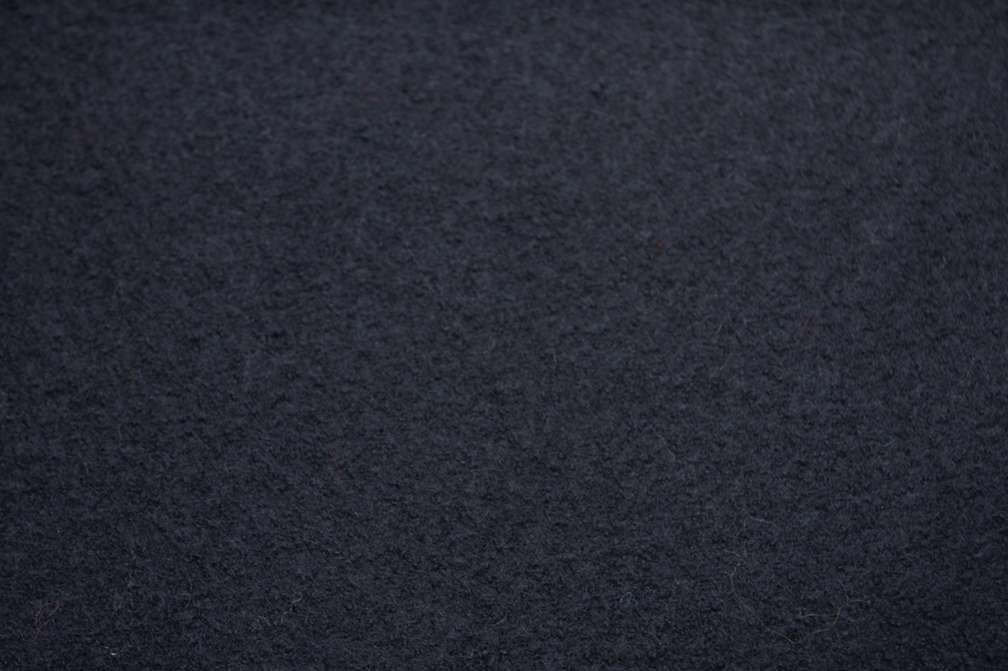 Imported Boiled Wool in Midnight Navy