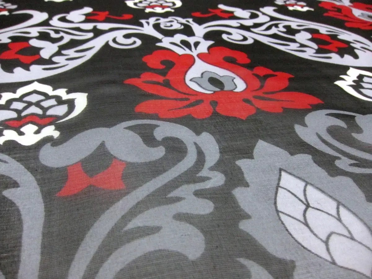 Printed Silk Chiffon1