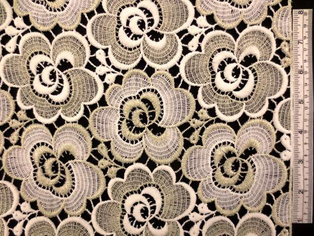 Metallic Guipure Lace0