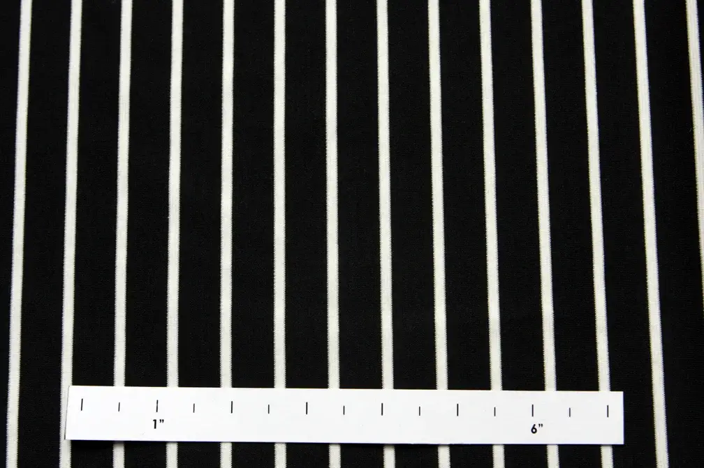 Polyester Spandex Stripe Knit1