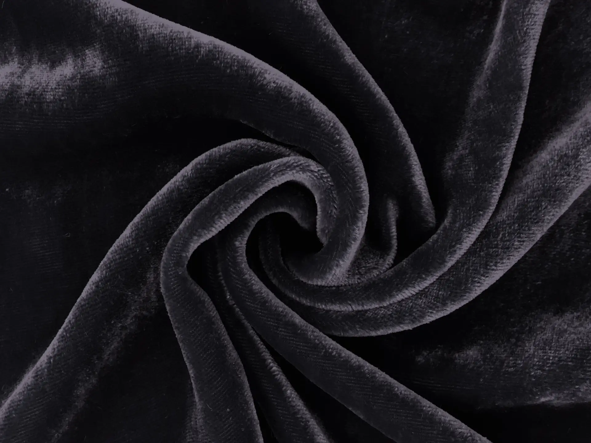 Silk and Rayon Velvet in Slate Blue0