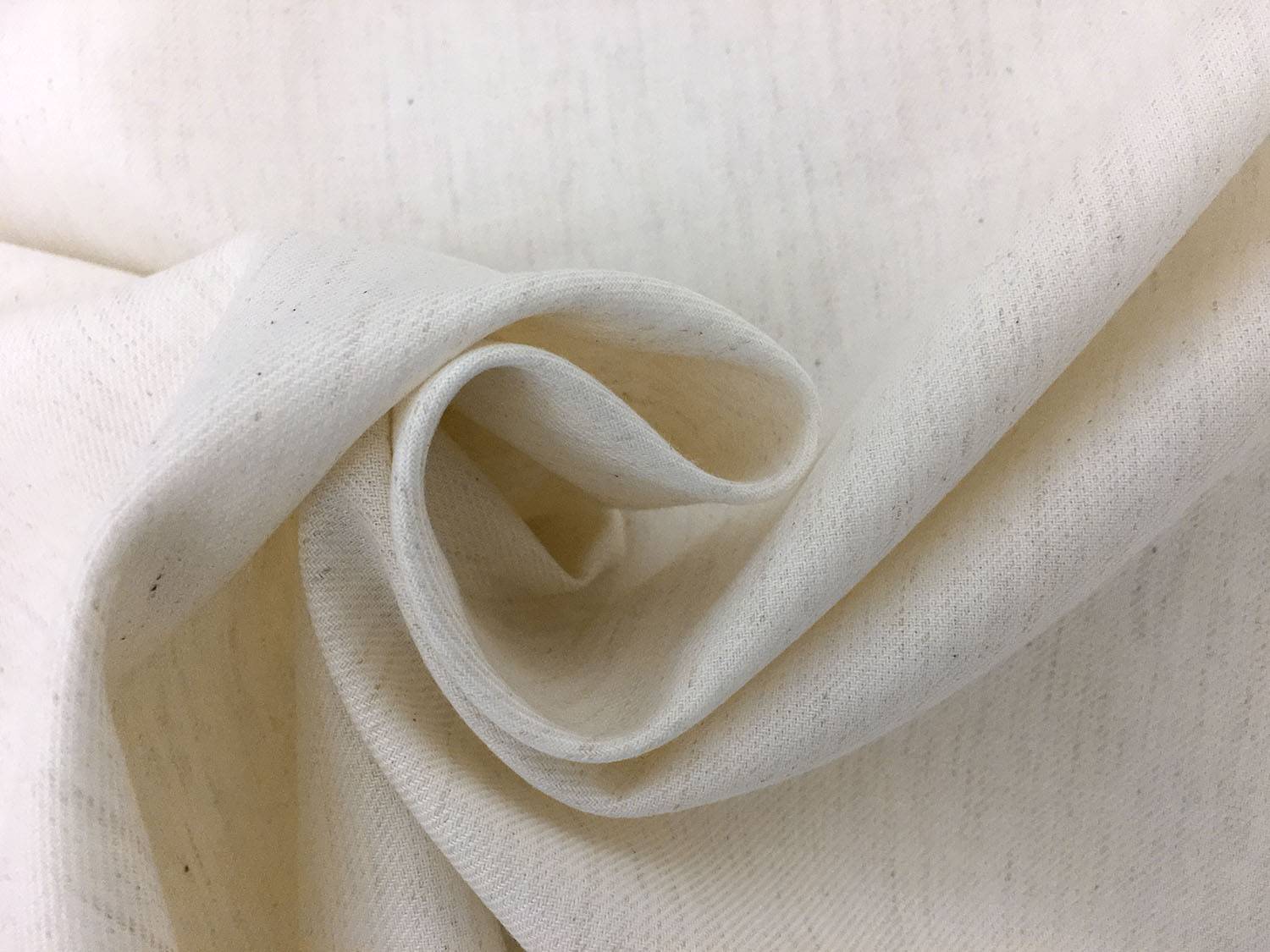 Cotton Flannel Twill in Ivory1