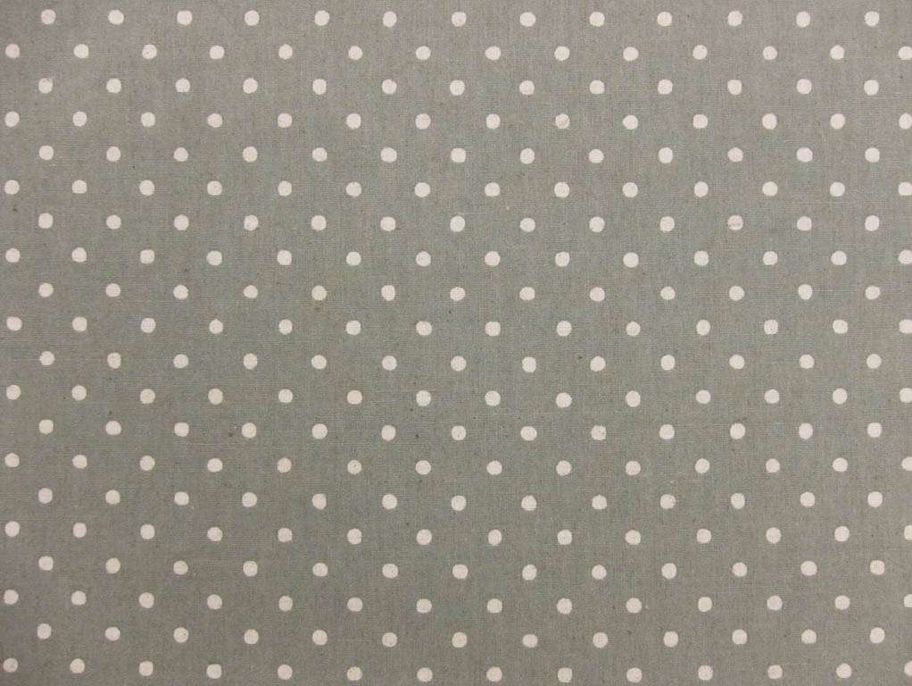 Japanese Cotton Linen Polka Dot Print0