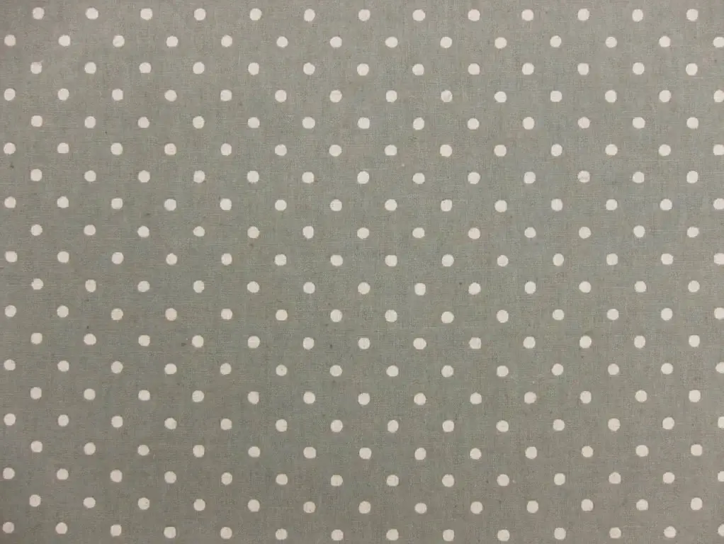 Japanese Cotton Linen Polka Dot Print0