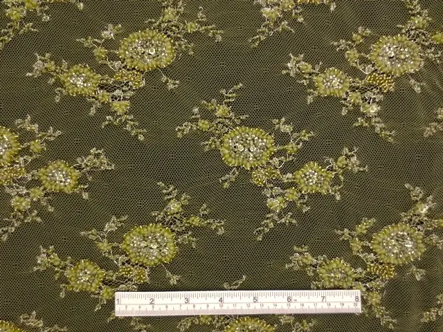 Beaded Metallic Chantilly Lace1