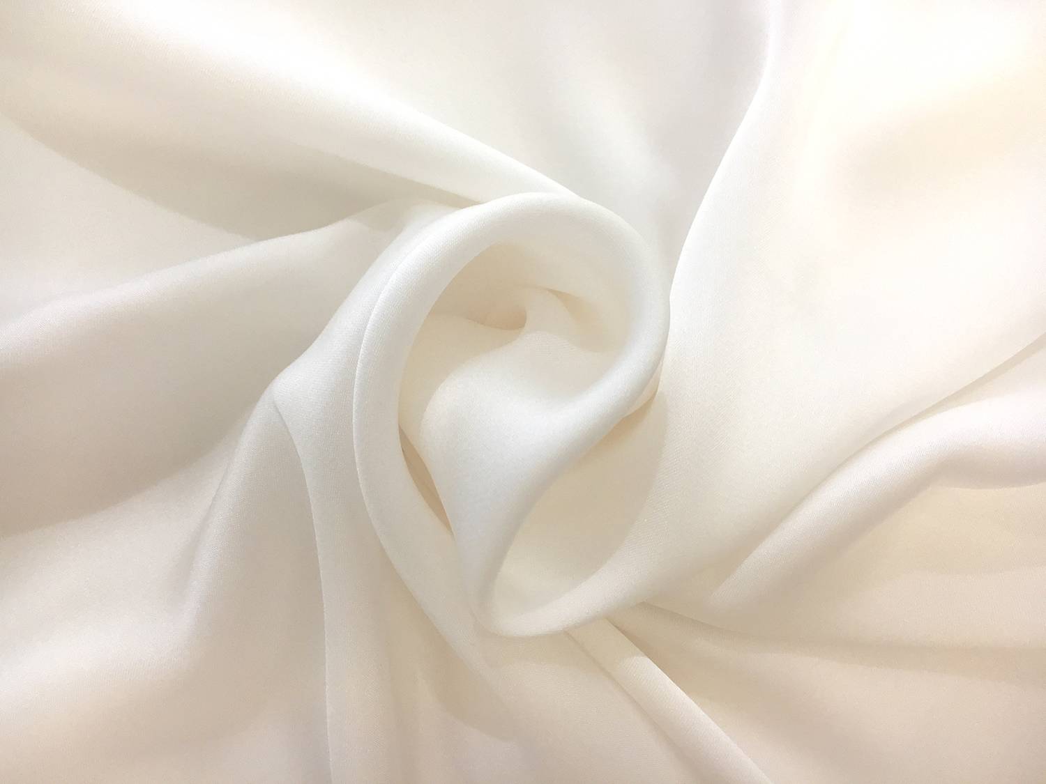 Japanese Polyester Charmeuse in Off White1