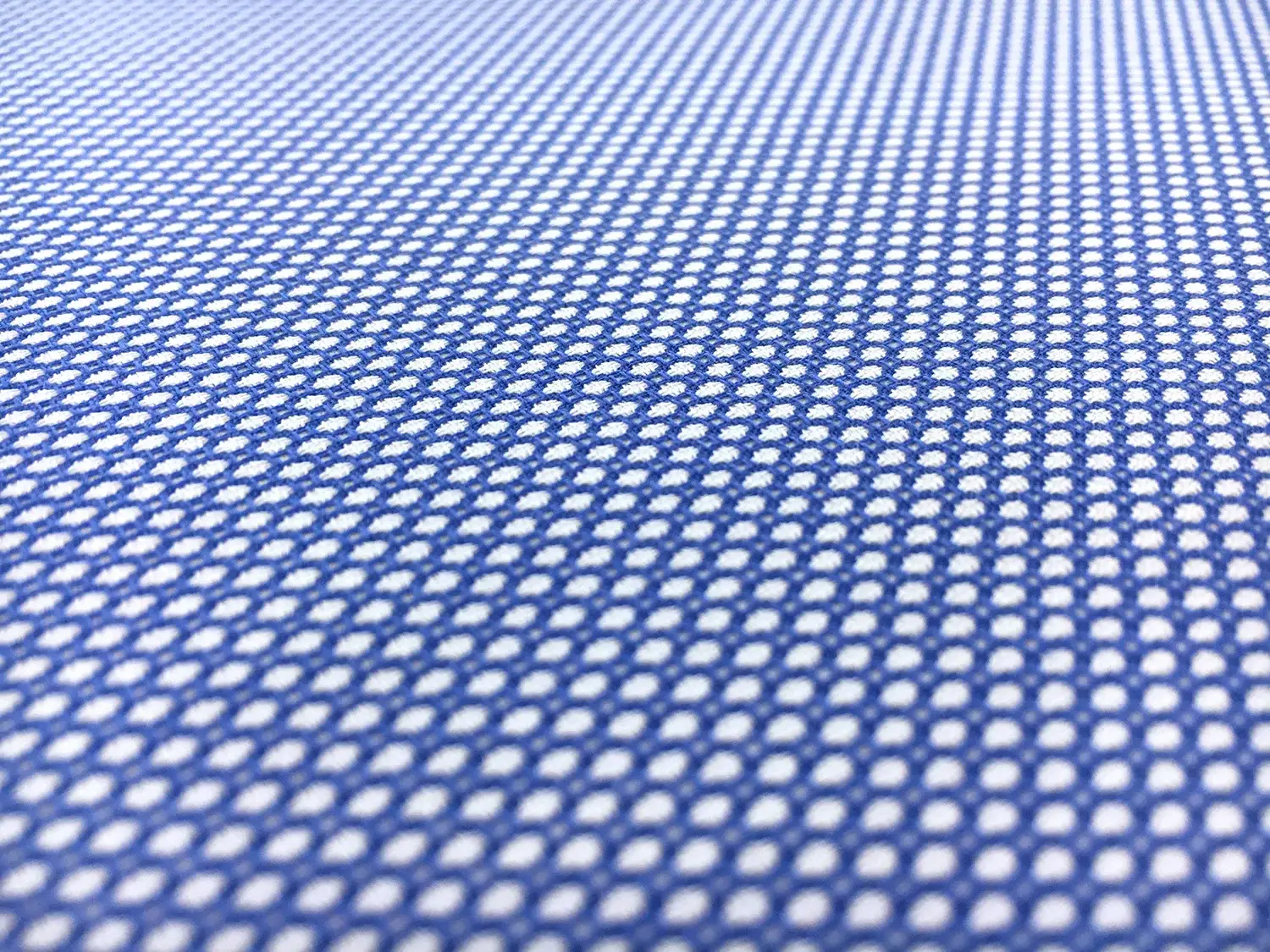 Italian Cotton Birdseye Dobby Shirting in Blue2
